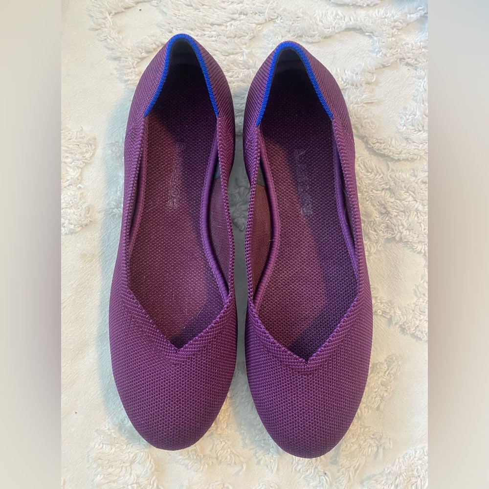 Rothy’s Purple Women's Shoes Flats, Size 9